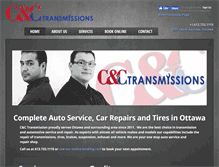 Tablet Screenshot of cctransmissions.com